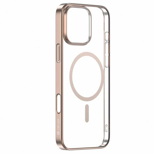 Futrola Hard Case Devia Glimmer Magnetic Series Case PC Za Iphone 16 Pro Max Rose Gold