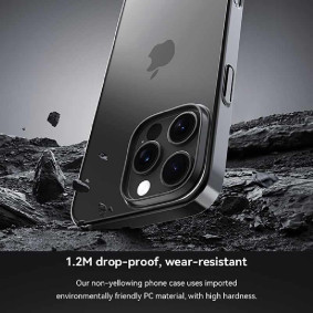 Futrola Hard Case Devia Glimmer Series Case PC Za Iphone 16 Pro Max Silver