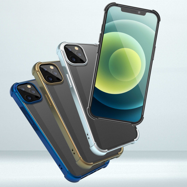 Futrola Hard Case Devia Glitter za Iphone 13 pro zlatna