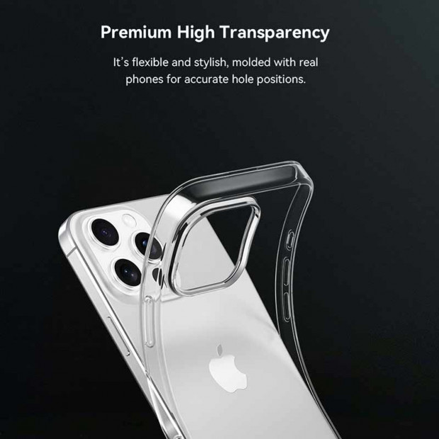 Futrola Silikonska Devia Naked Case TPU Za Iphone 16 Pro Transparent