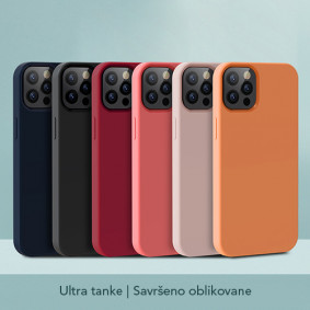Futrola silikonska Devia Nature Series za iphone 13 pro  Svetlo narandzasta