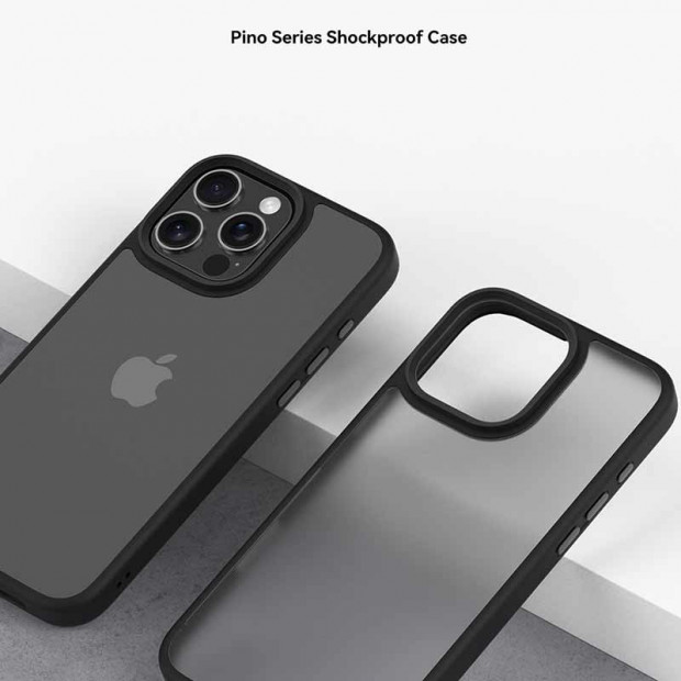 Futrola Hard Case Devia Pino Series Shockproof Case Za Iphone 16 Pro Max Crna