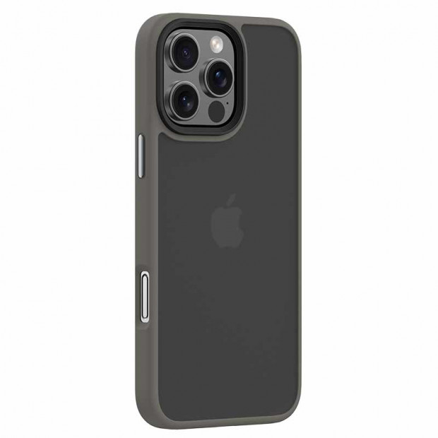 Futrola Hard Case Devia Pino Series Shockproof Case Za Iphone 16 Siva