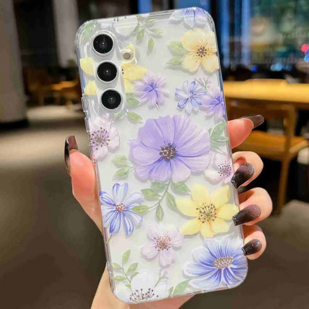 Futrola Hard Case Flower za Samsung S24 Plus Tip4