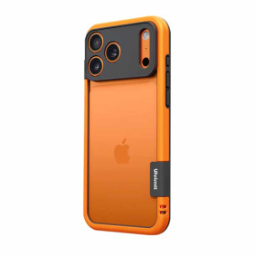 Futrola Hard Case Yovoe Bumper Za Iphone 17 Air Narandzasto crna
