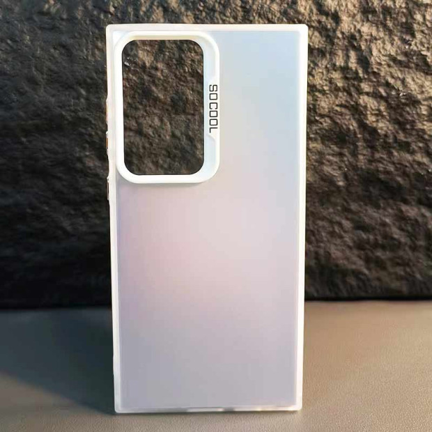 Futrola Hard Case Yovoe Hologram za Samsung S25 ultra srebrna