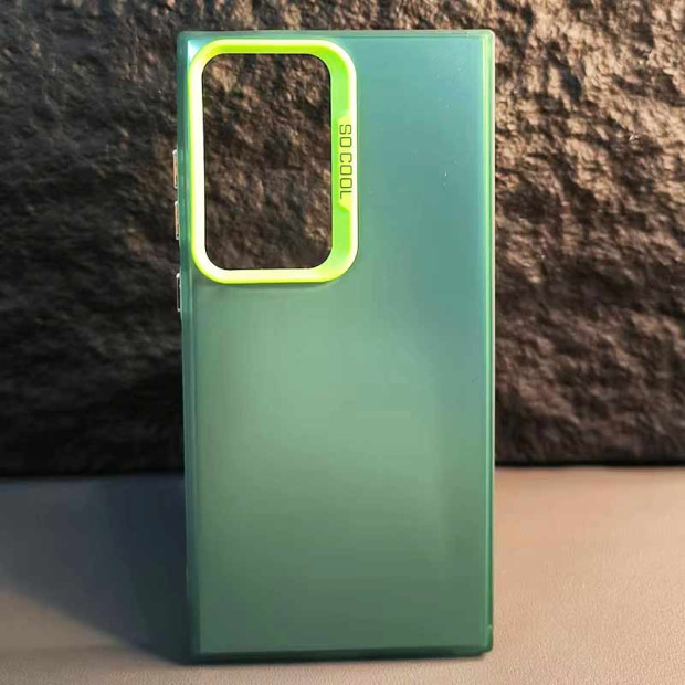 Futrola Hard Case Yovoe Hologram za Samsung S25 ultra zelena