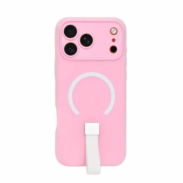 Futrola Hard Case Yovoe Magnetic with strap za Iphone 17 Pro max roze