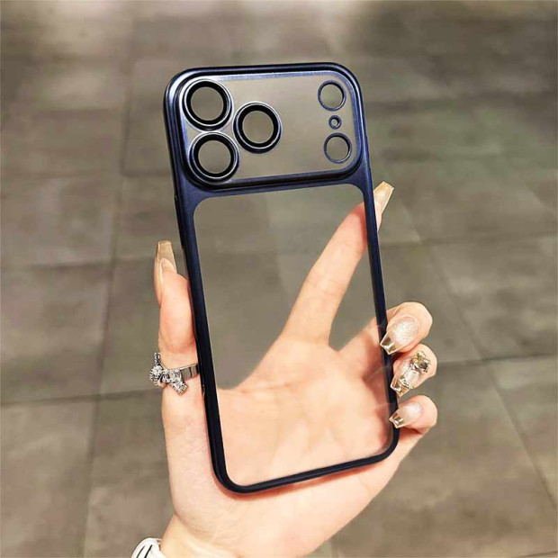 Futrola Hard Case Yovoe with camera protect za Iphone 17 pro plava Futrola Hard Case Yovoe with camera protect za Iphone 17 pro plava
