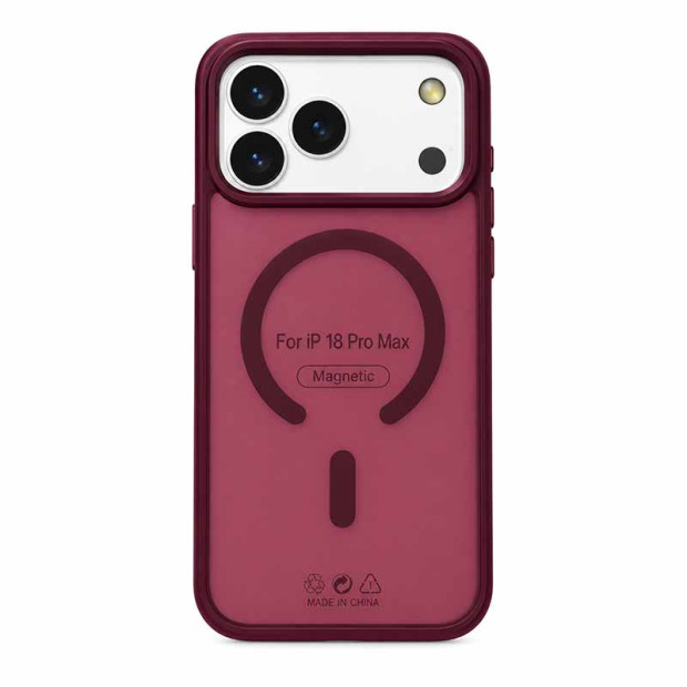 Futrola Yovoe Hard Case Magnetic za Iphone 18 Pro bordo Futrola Yovoe Hard Case Magnetic za Iphone 18 Pro bordo
