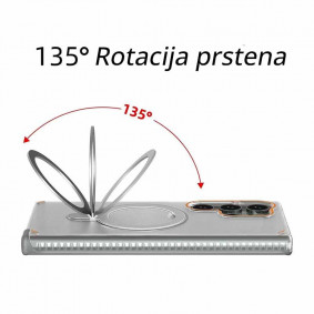 Futrola Hard Case Yovoe Magsafe Ring za Samsung S25 Ultra teget
