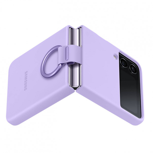 Samsung silikonska maska za Flip 4+ prsten ljubicasta