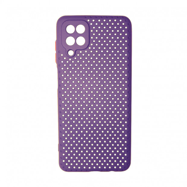Futrola silikonska Freckles za Samsung A12 ljubicasta