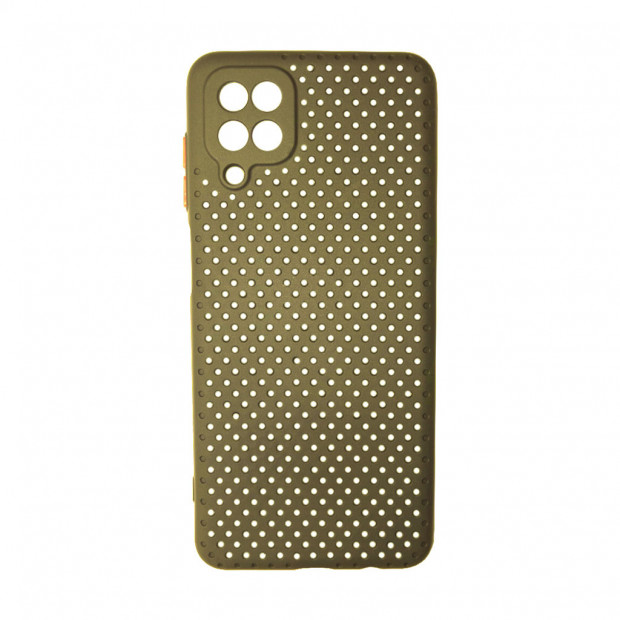 Futrola silikonska Freckles za Samsung A12 maslinasto zelena