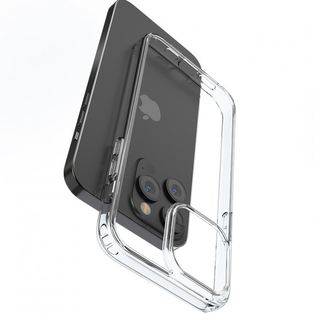 Futrola silikonska Devia Shark Series za Iphone 14 Pro Max transparent