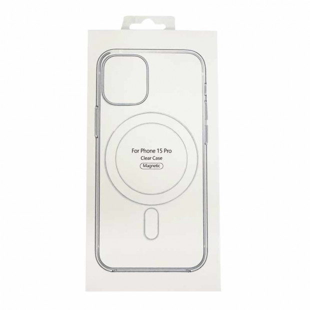 Futrola Clear Magnetic za Iphone 15 Pro transparent