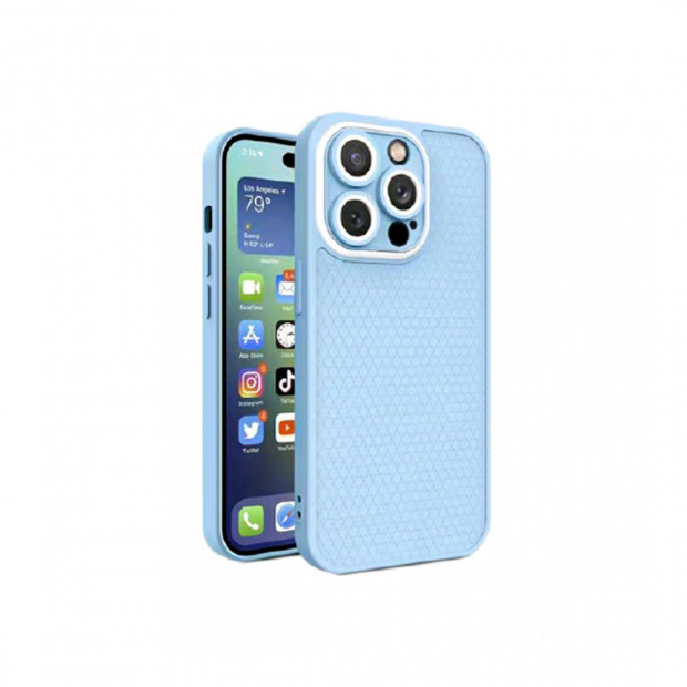 Futrola silikonska Soffany SY-261 za Iphone 14 pro max svetlo plava