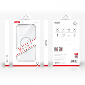 XO-K13B Futrola silikonska magnetic za Iphone 14 Plus transparent