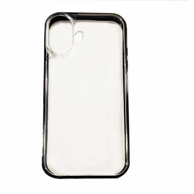 Futrola silikonska Yovoe Glimmer za Iphone 17 Pro Max crna Futrola silikonska Yovoe Glimmer za Iphone 17 Pro Max crna