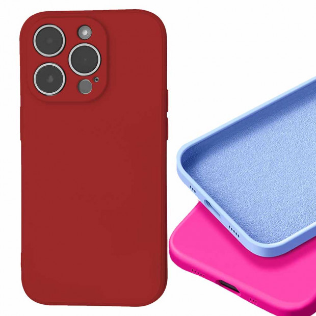 Futrola silikonska Partner Case Za Iphone 15 Pro Crvena