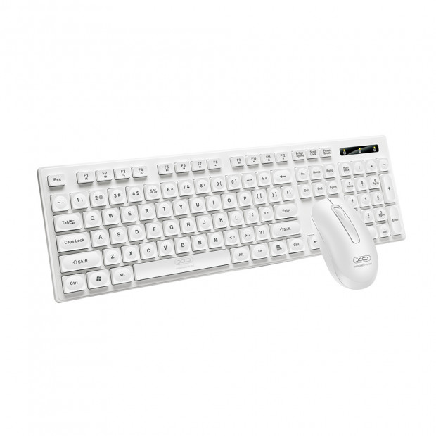 XO-KB02 Wireless tastatura sa misem bela