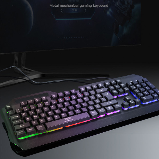 XO-KB01 Tastatura sa led svetlom crna