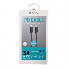 Devia kabl Gracious Series PD Lightning 1,5m 3A Crna Devia kabl Gracious Series PD Lightning 1,5m 3A Crna