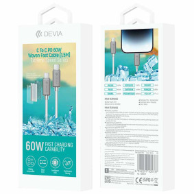 Extreme Speed Devia 60W PD kabl type c-type c 1.5M beli