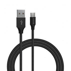 USB kabl Gracious Series Cable For Type-C ((5V,2.1A 2M) Crna