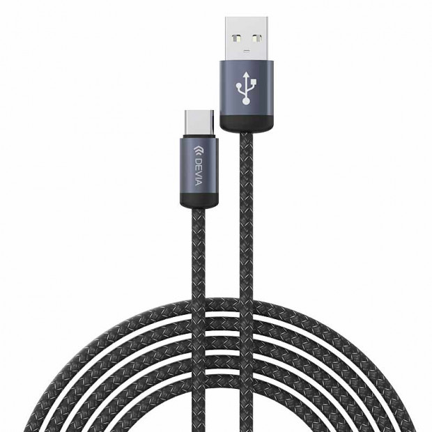 Kabl Devia Gracious Series Usb Type-c 2A 1m Crni