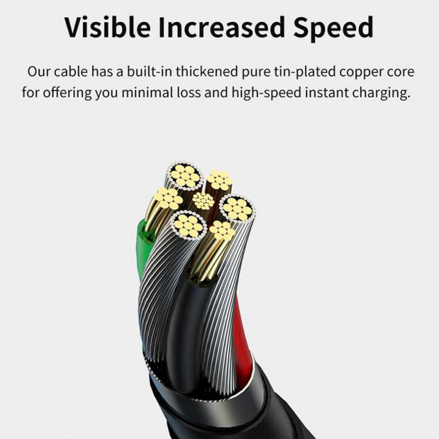 Kabl Devia Gracious Series Usb Type-c 2A 1m Crni