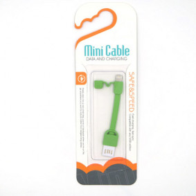 USB Data and Charging Mini Cable Type-C zelena