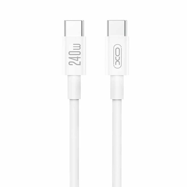 XO-NB-Q298 Kabl Type-c na Type-c 240W Beli XO-NB-Q298 Kabl Type-c na Type-c 240W Beli