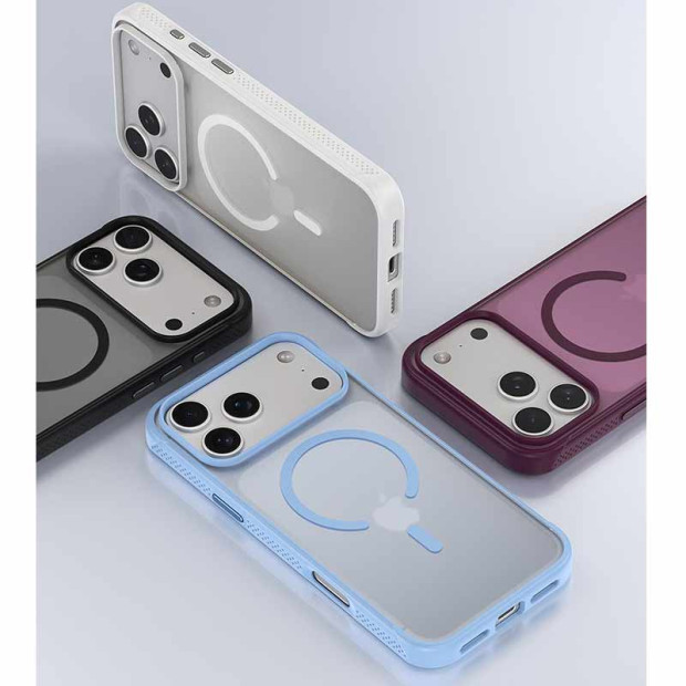 Futrola Hard Case Devia Shield Skin-Friendly Magnetic za Iphone 18 pro Dark Cherry
