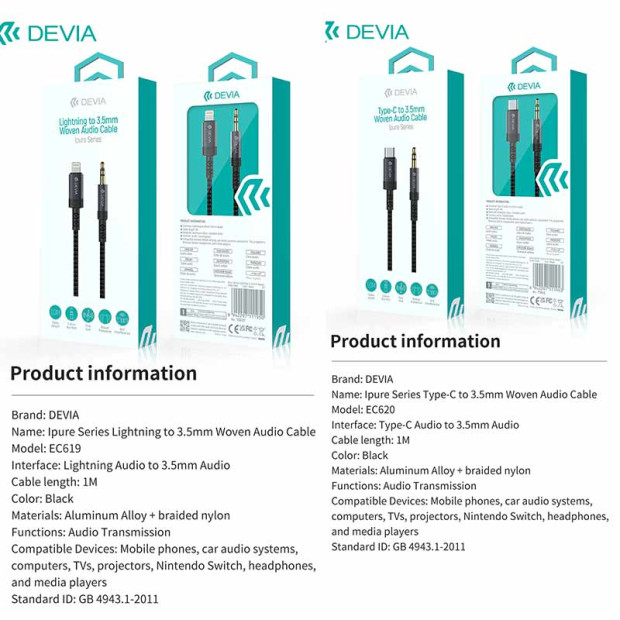 Adapter Devia Ipure Iphone-C To 3.5mm Adapter Devia Ipure Iphone-C To 3.5mm