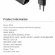 Devia Ultra10 GaN Charger with display 45w crni