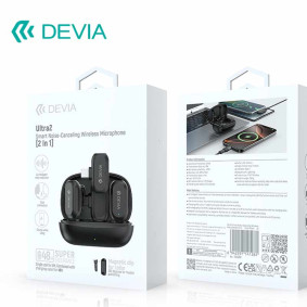 Devia Ultra2 2 In 1 Smart Noise-Canceling Wireless Microphone