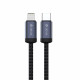 Kabl Devia Gracious Series Type-c na Lightning 3A 3M Crni