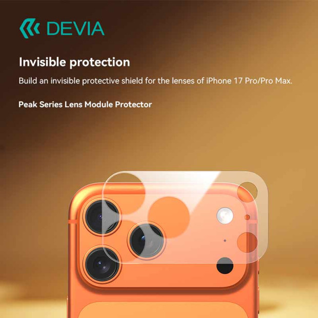 Zastita za kameru Devia za Iphone 17/17 pro max clear Zastita za kameru Devia za Iphone 17/17 pro max clear