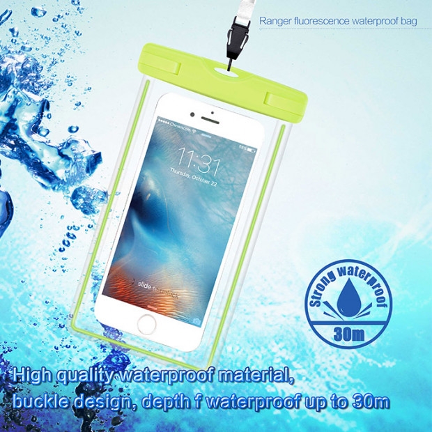 Univerzalni waterproof case Devia 5.5 inch plava