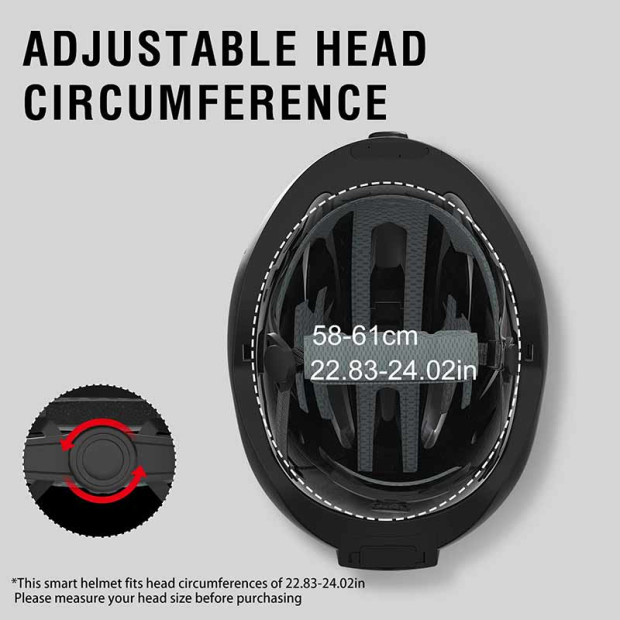 Kaciga za Bicikl sa kamerom crna