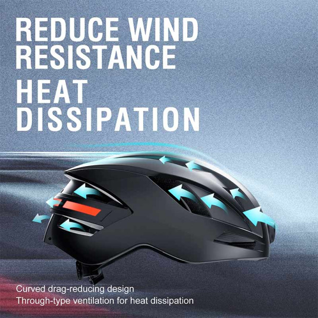 Kaciga za Bicikl sa kamerom crna