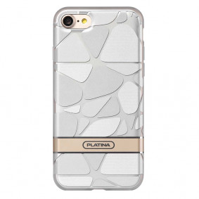 Futrola silikonska Yesido PL-07 Platina 3D za Iphone 6/6S Plus 5.5 srebrna