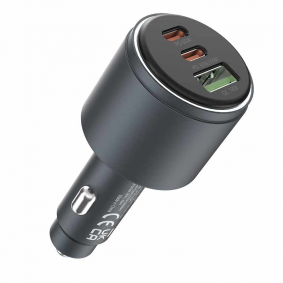 Autro punjač Devia Extreme Speed Series USB+Dual 116w Siva