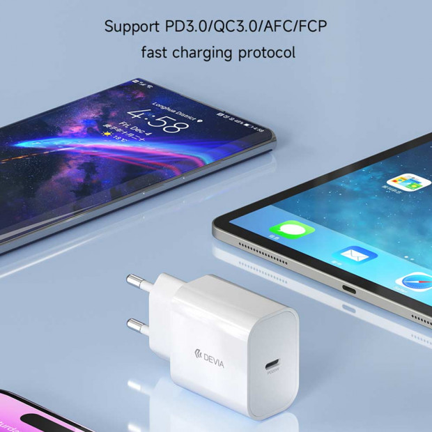 Adapter Devia Smart PD Quick Charger V2 20w beli