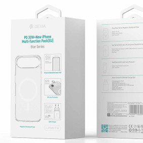 Devia 4in1 Iphone Protector pack za Iphone 17 AIr