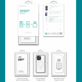 Devia Box (Adapter+Maska+Zastitno staklo) za iPhone 16 Pro Max