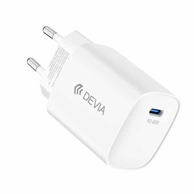 Devia Adapter RCE-6001CWLEU Ultra6 PD 40W Dynamic GaN Charger (EU Max 60W) beli