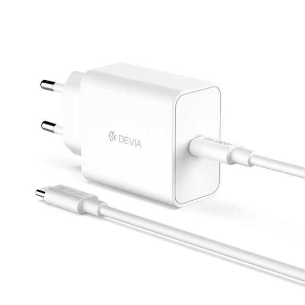Devia Adapter Rocket series PD C na C 45w Beli