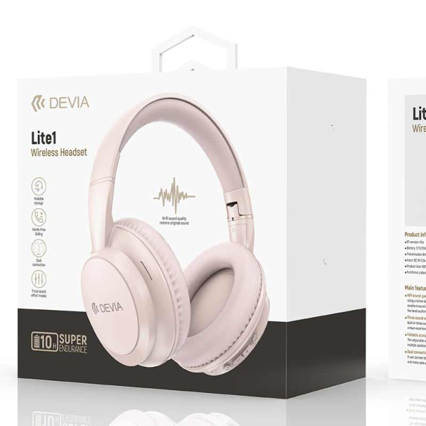 Devia Bezicne Slusalice Lite1 pink Devia Bezicne Slusalice Lite1 pink